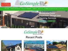 Tablet Screenshot of gosimplesolar.com